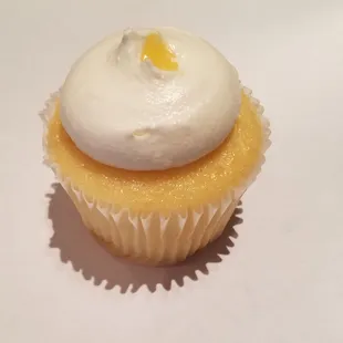 Triple Lemon Cupcake.