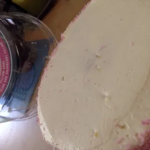 Lemon raspberry coconut yellow cake