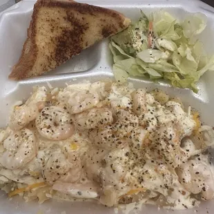 Shrimp baked potatoes