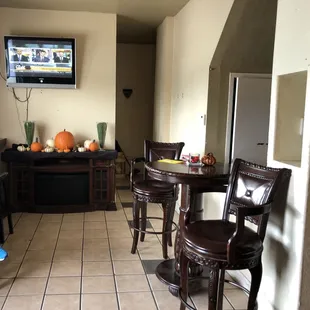 Waiting area for to-go orders