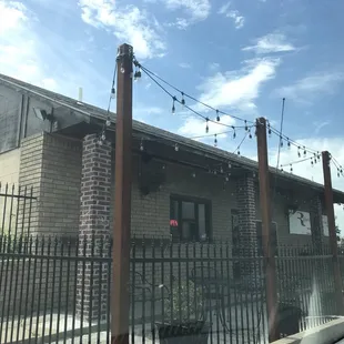 I'm sure it's nice sitting outside in the evening with the lights and music from the speakers