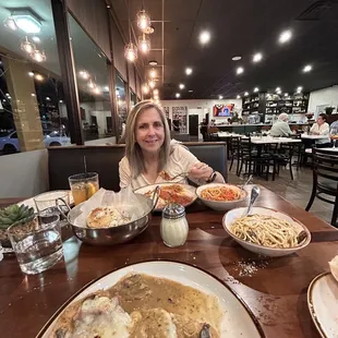 Delicious meal at Rubino&apos;s