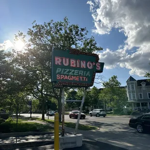 a sign for a restaurant