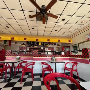 The dine in seating!!!