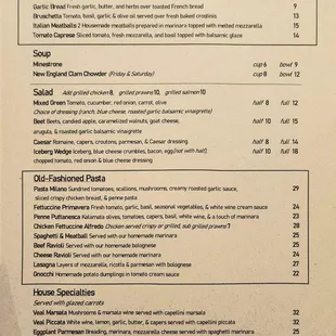 Menu - Part 1 (June/July 2024)