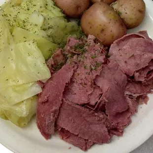 Corned beef and cabbage