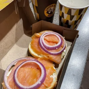 Lox bagel