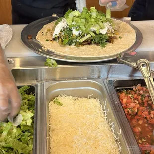 BIG burrito with everything