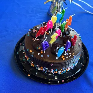 40th anniversary cake on display