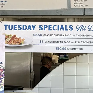 Hurry, three shrimp tacos for $10