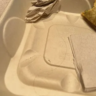 This is the long hair that I found in my taco.