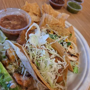 The Coastal Trio w/ Chips &amp; Beans