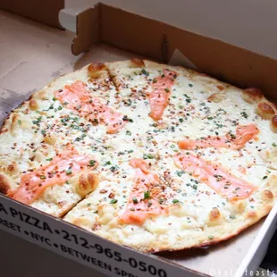 Smoked salmon à l Baz
