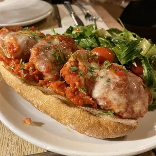 Meatball Parmigiano Roll
