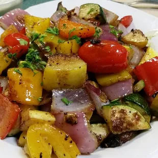 Fantastic grilled peppers &amp; veggies, beautiful salads, massive breadsticks, &amp; I have heard the pizza &amp; strombolis are wonderful also.