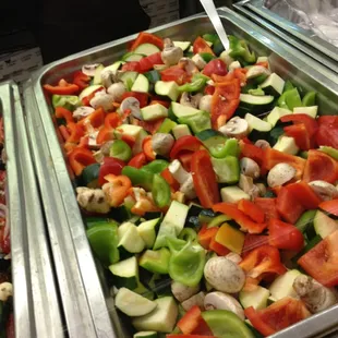 Fresh grilled veggies!