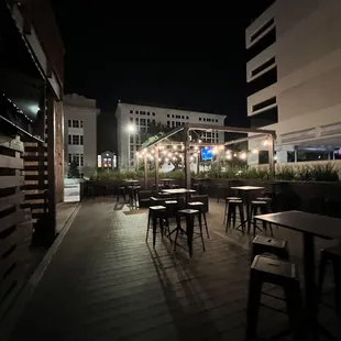 Patio for private parties!