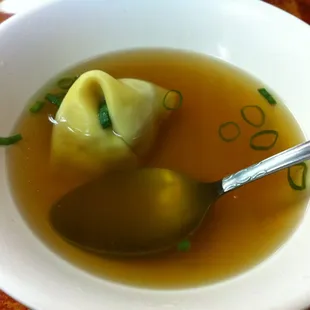 Wonton noodle soup