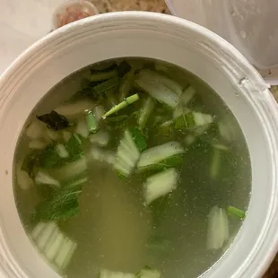 Wonton soup...
