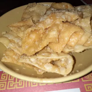 Side of fried wontons