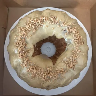 a cake in a box