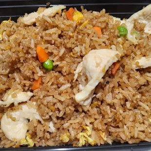Fried rice chicken
