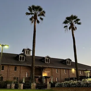 the front of the winery