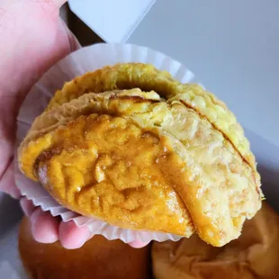 Curry Beef puffed pastry....good!