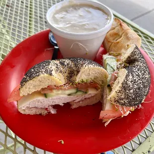 Raspberry Turkey with a side of soup!