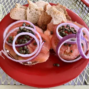 Lots of Lox with Bagel Chips