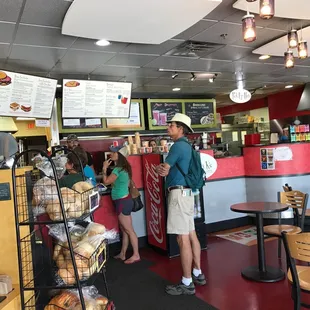 Perfect small historical town bagel shop!