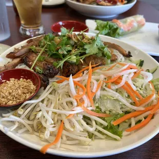 Grilled Chicken with Salad and rice was on point.