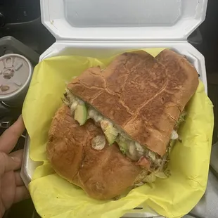 The Meal I got. Big Torta