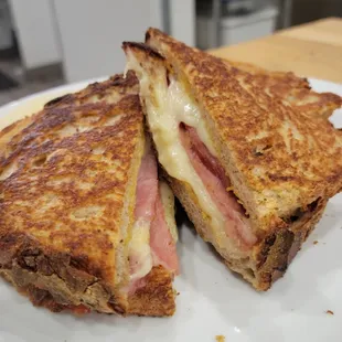 Grilled sourdough sandwich