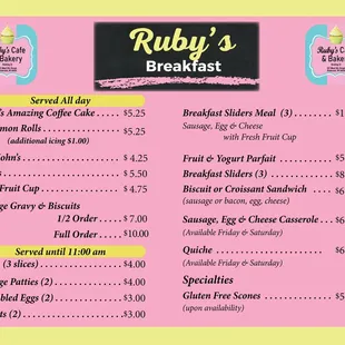 Breakfast Menu 1.6.2025