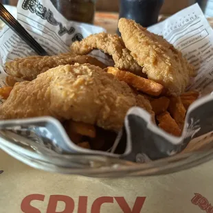 Catfish and Sweet Potato Fries