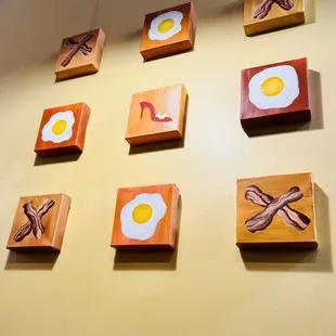 View from inside our booth.