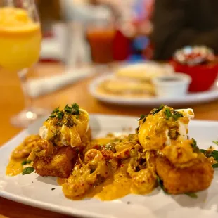 Crawfish &amp; Gritcake Benne