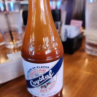 Authentic New Orleans hot sauce.