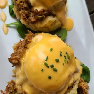 Eggs Cochon Benedict