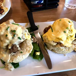 Eggs Cochon Benedict