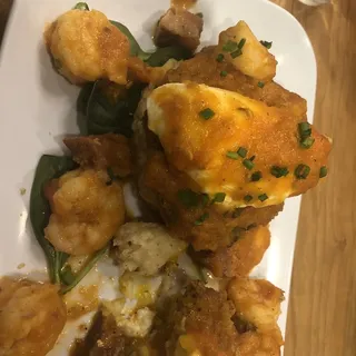 Bayou Shrimp Benedict