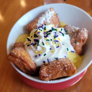 Blueberry Lemon Beignets