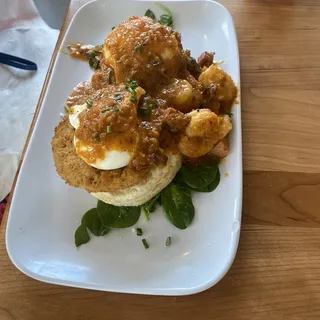 Bayou Shrimp Benedict