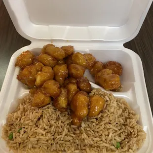 Mango chicken for the win.