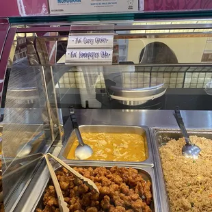 a variety of food items