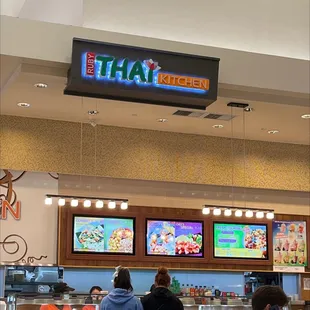 customers at the counter