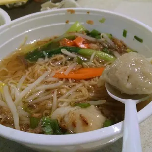 Wontons Noodle Soup