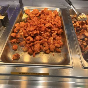 chicken wings and fried chicken, food