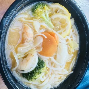 Tom Yum Shrimp Noodle Soup